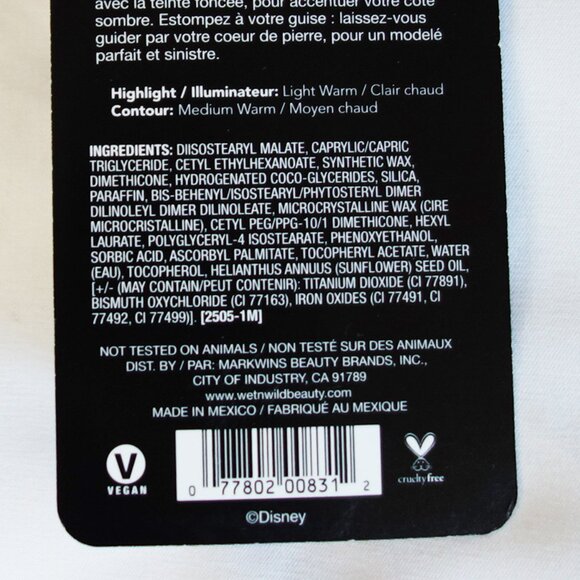 Wet N Wild Disney Villains BREAK RULES DUAL-ENDED CONTOUR STICK | NOT SORRY NEW! - Picture 5 of 5